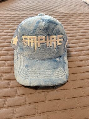 Faux Fur Satin Ball Empire Men's Ball Cap- NWoT-OS